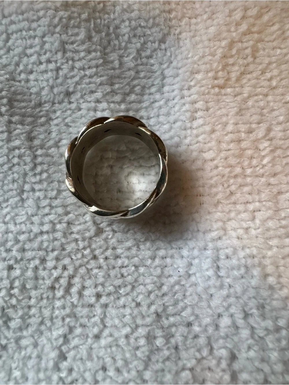 Brighton Silver Braided Interlok Band